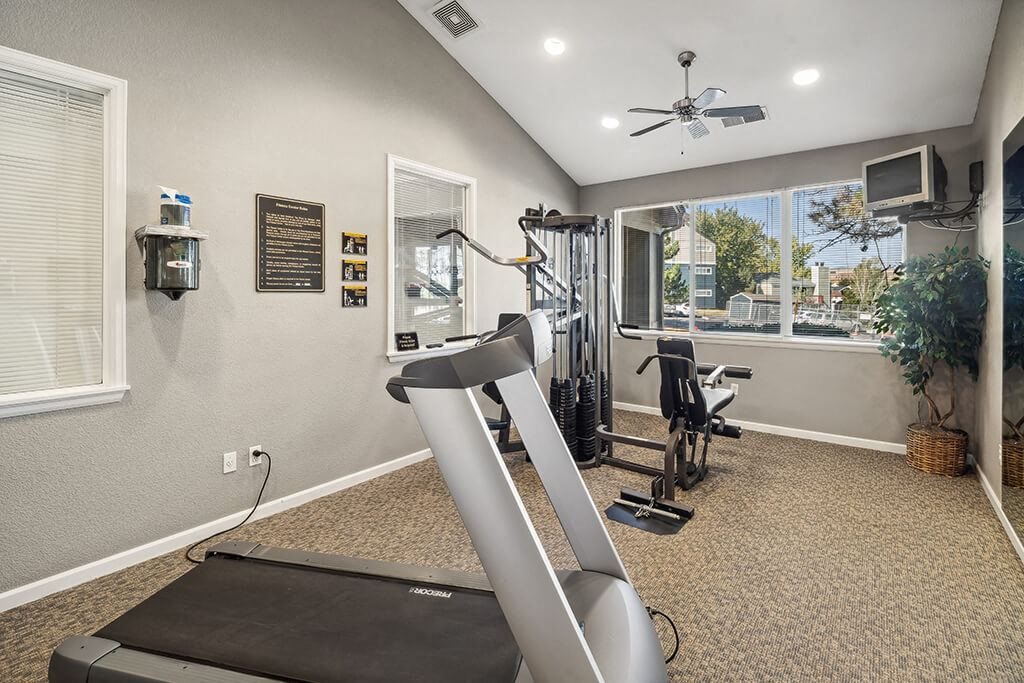 Fitness Center Cardio Equipment at The Pines in Lakewood CO